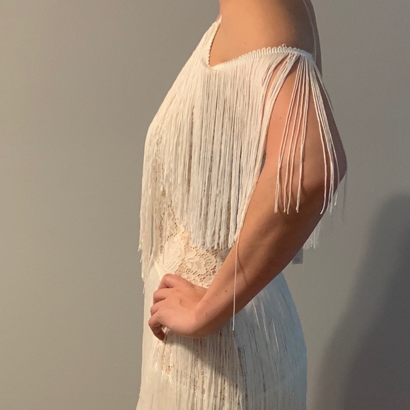 Missguided Fringe Dress/Pink Denim Skirt *BUNDLE* - Picture 3 of 6